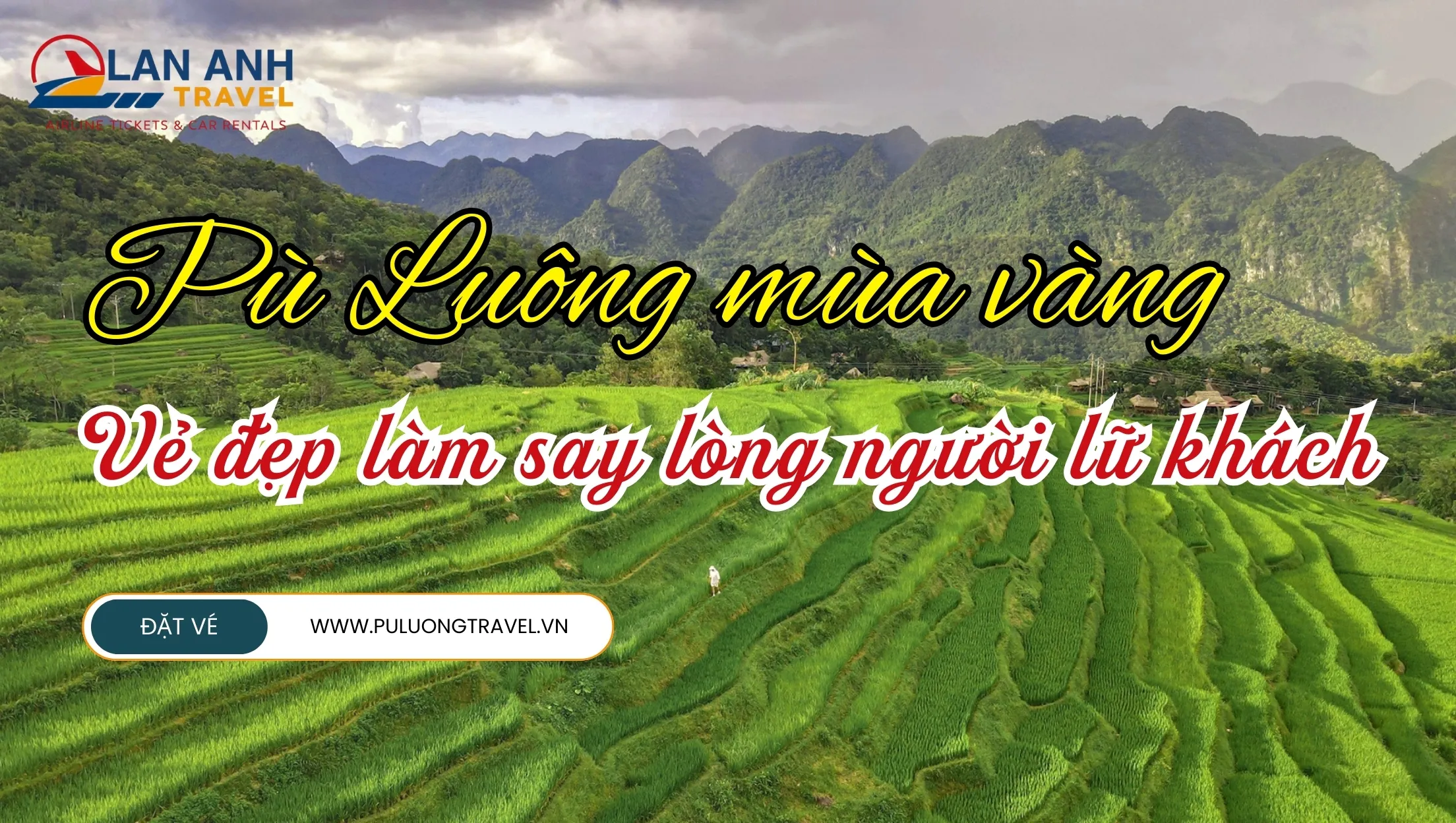 Pù Luông mùa vàng: Khi núi rừng khoác áo lúa chín, vẻ đẹp làm say lòng người lữ khách